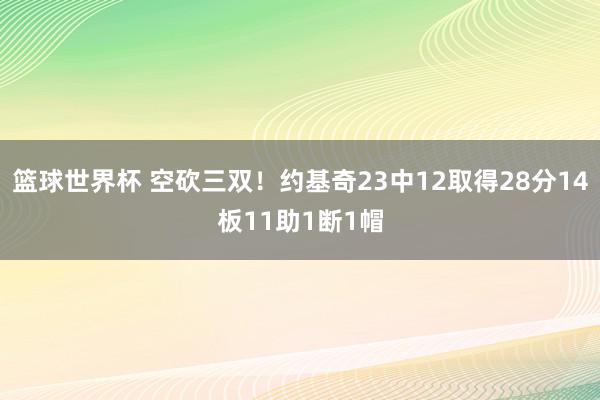 篮球世界杯 空砍三双！约基奇23中12取得28分14板11助1断1帽